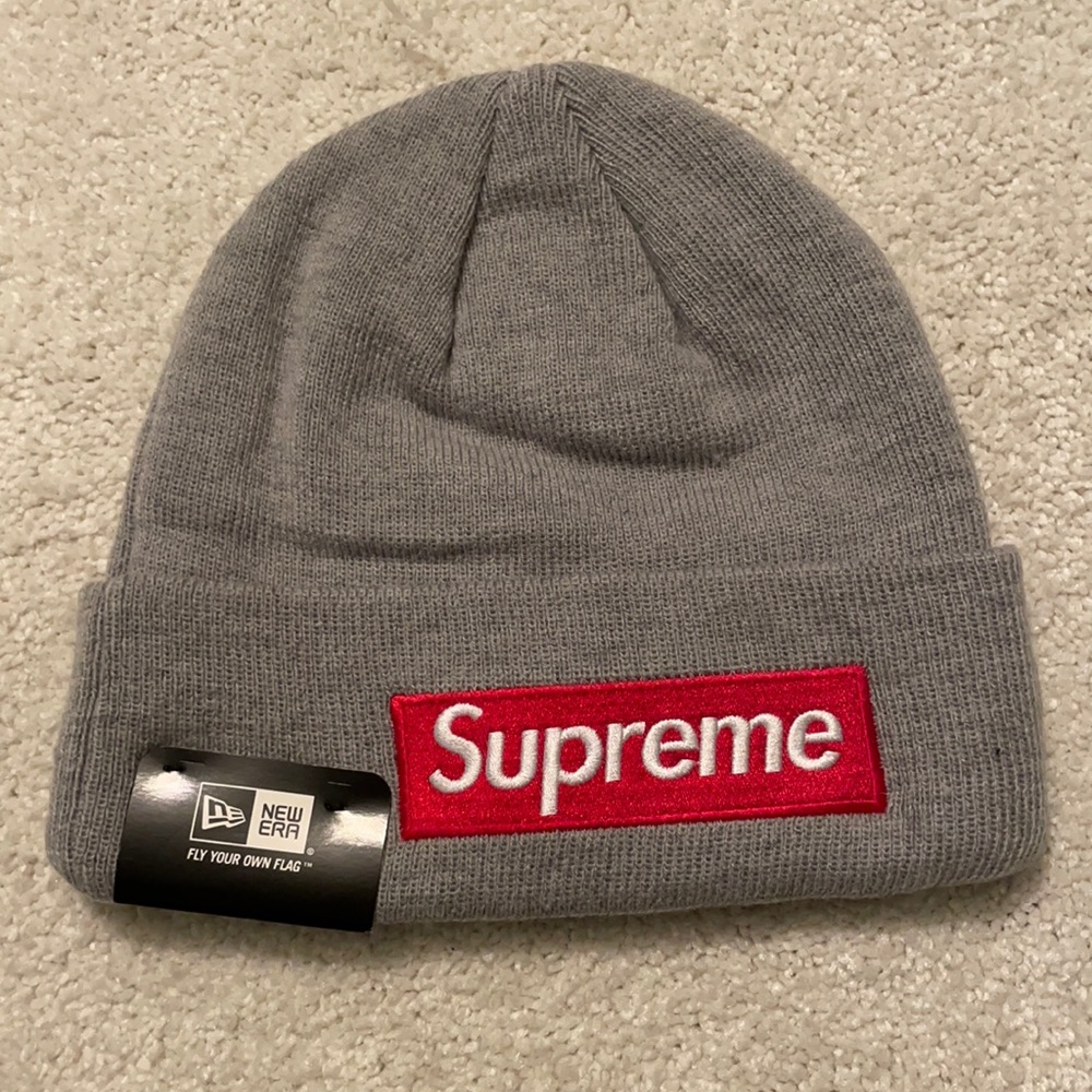 Supreme New Era box logo beanie